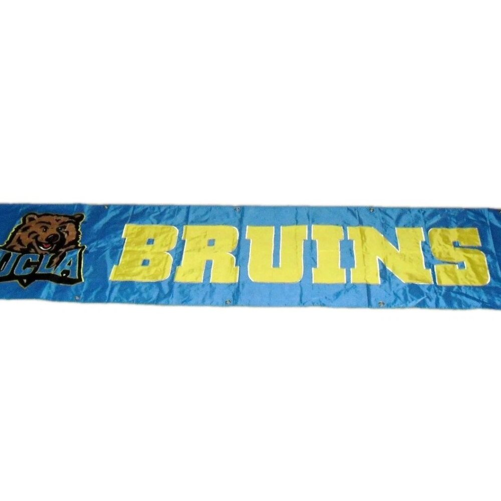 UCLA Bruins University 8 X 2 Ft. Embroidered Flag Banner Light Blue New Ncaa